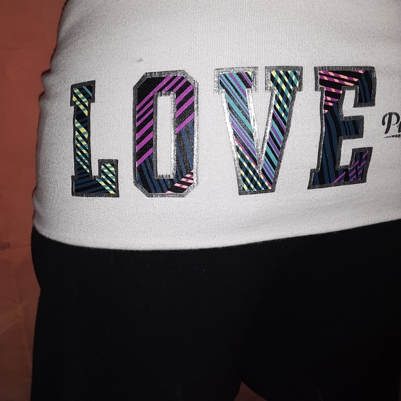 PINK VICTORIA SECRET SZXS CAPRIS, EUC - Picture 3 of 6